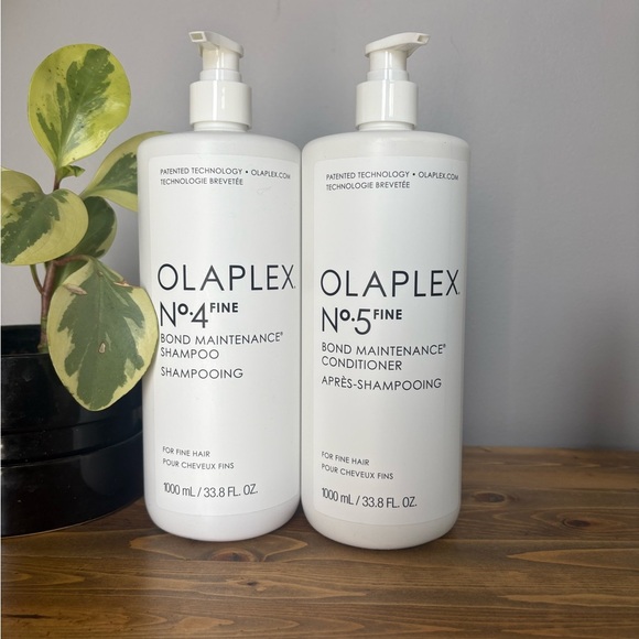 OLAPLEX Other - Olaplex No.4 Fine Shampoo 1L and No.5 Fine Conditioner 1L